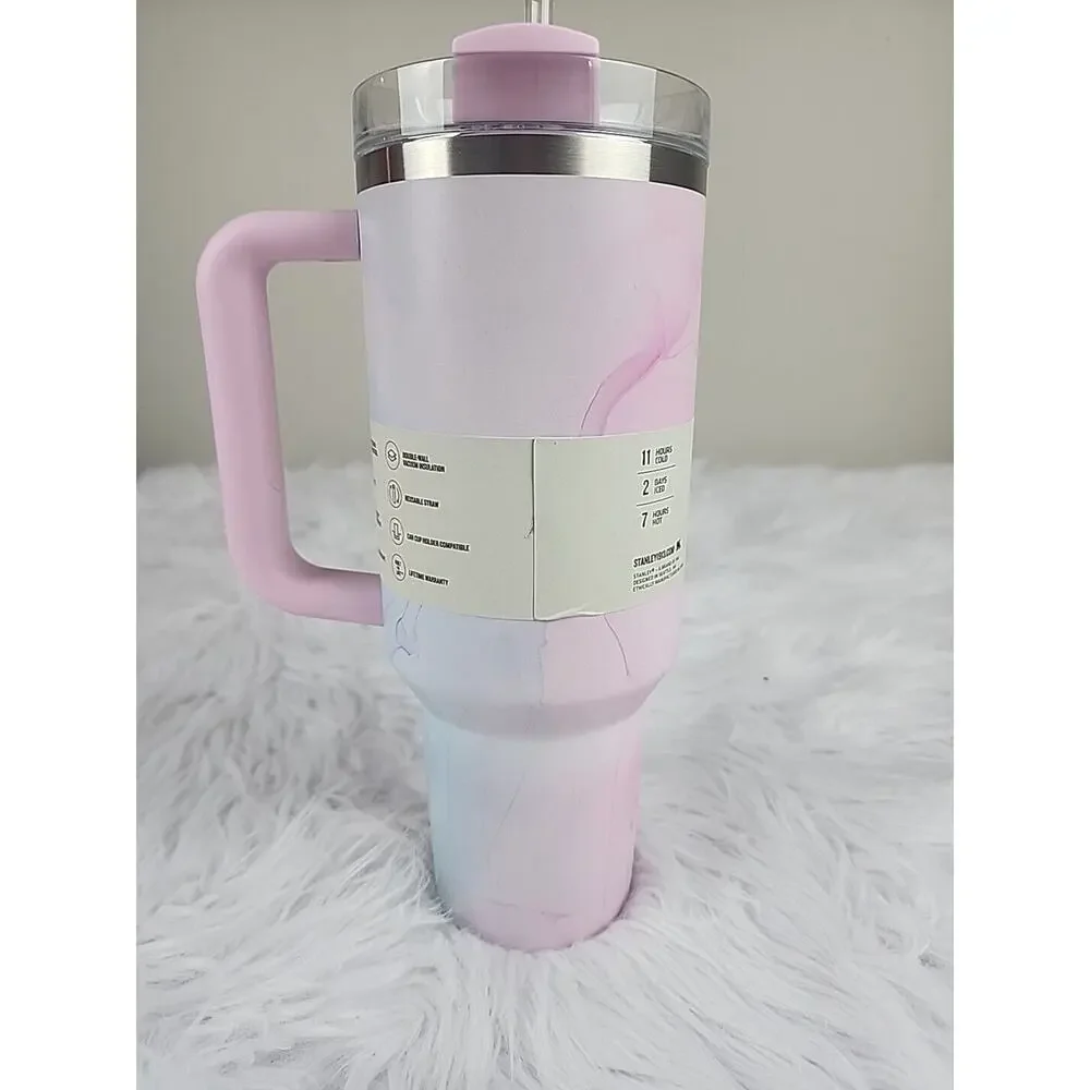 NEW Color Stanley Watercolor Tulle Flowstate Limited Ed. 40 oz H2.0 Quencher